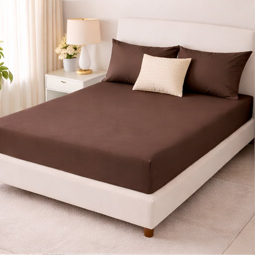 Drap Addict 02 Places Couleur Unie – 01 Drap + 02 Taies