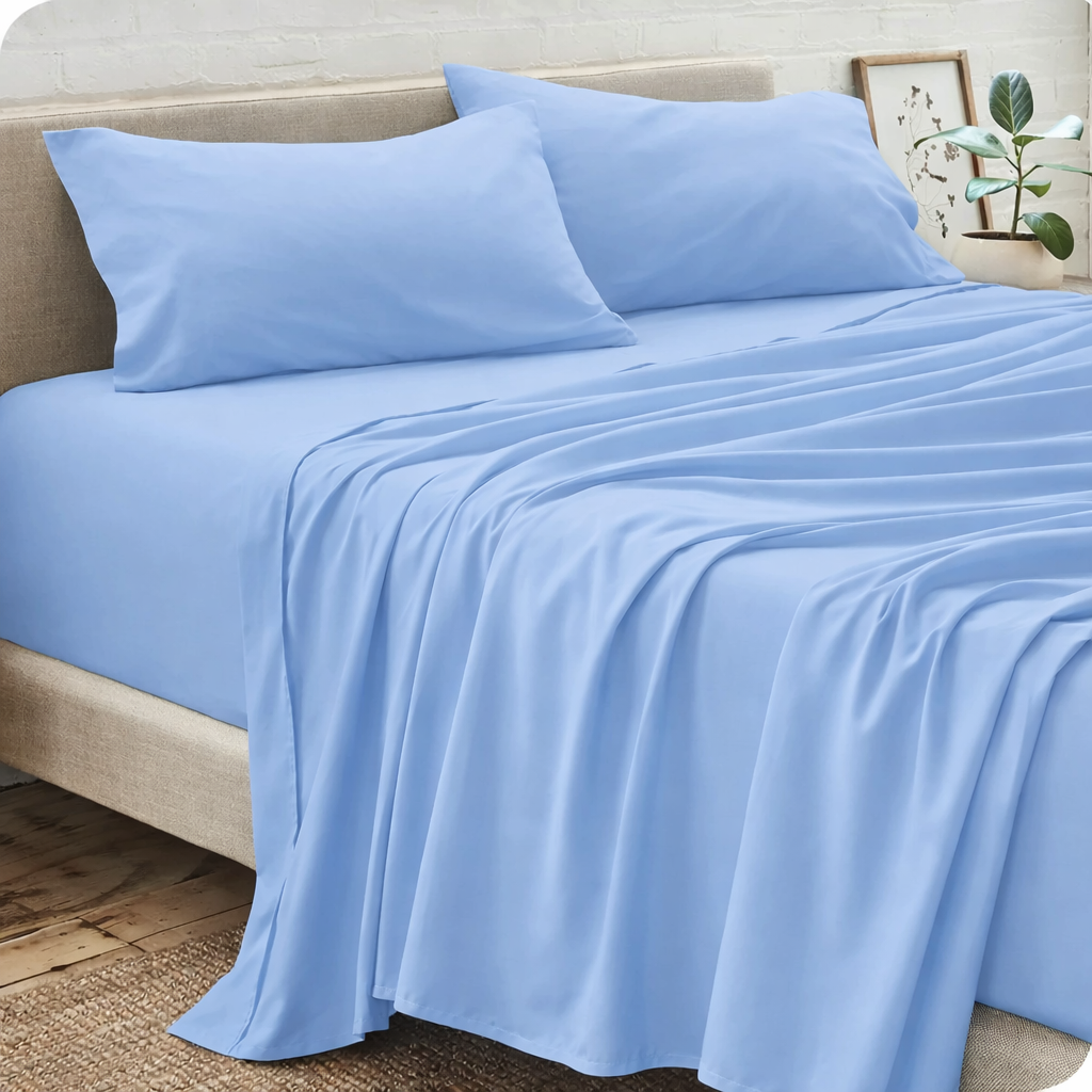 Pack Elégance  1 Place - 1 Drap de couverture + 1 Drap housse en gaine + 2 Taies