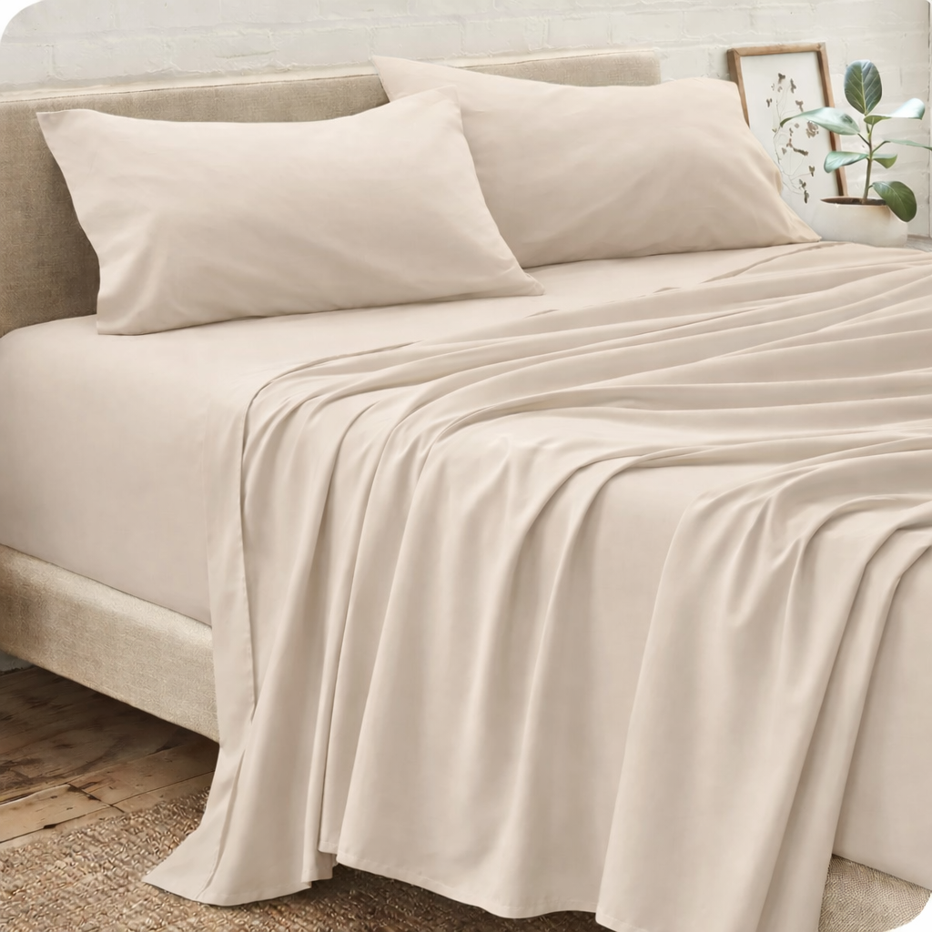 Pack Elégance  1 Place - 1 Drap de couverture + 1 Drap housse en gaine + 2 Taies