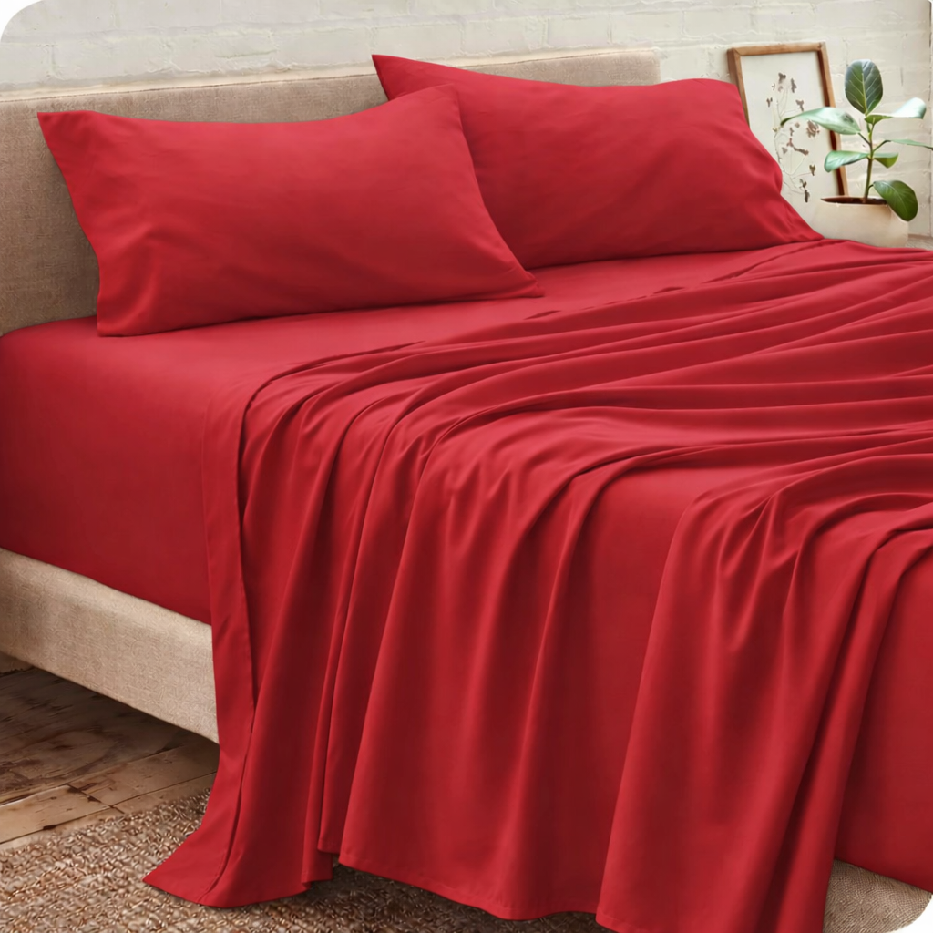 Pack élégance - 2 Place - 1 Drap couverture  +1 Drap housse en gaine + 2 Taies