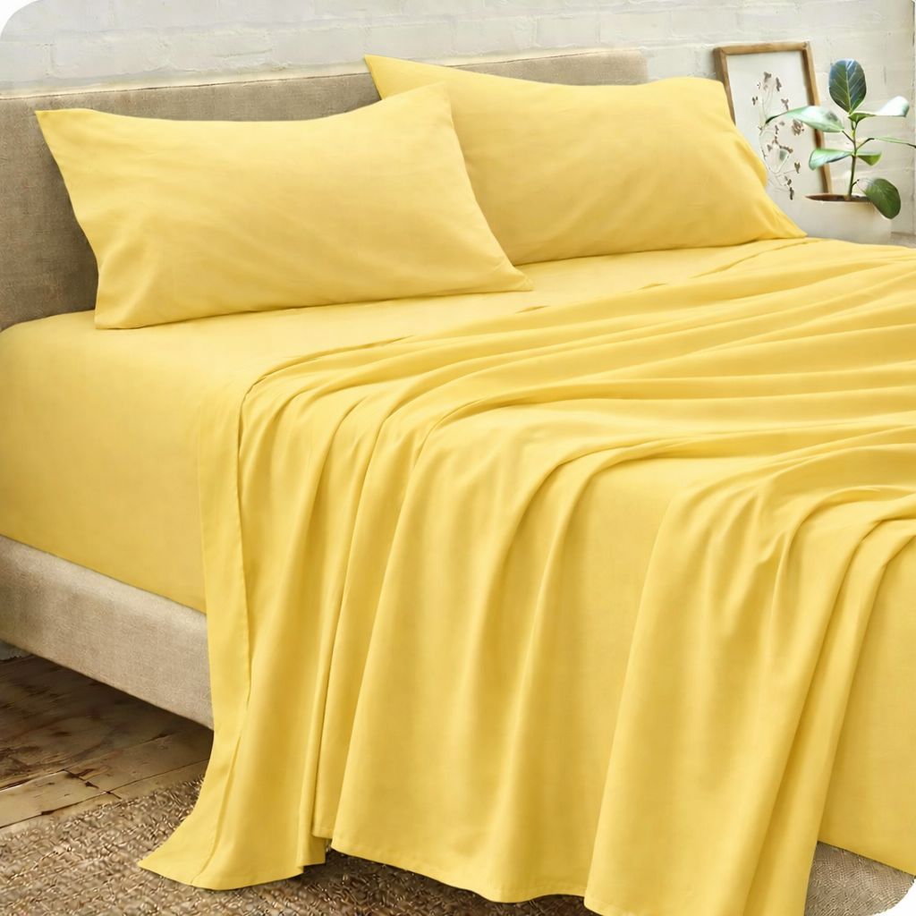 Pack Elégance  3 Place - 1 Drap de couverture +1 Drap housse en gaine + 2 Taies