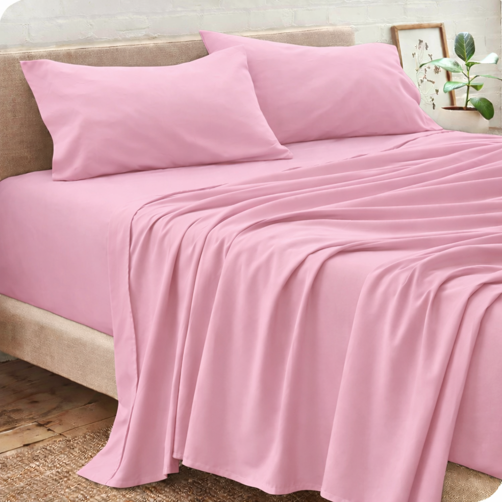 Pack Elégance  3 Place - 1 Drap de couverture +1 Drap housse en gaine + 2 Taies