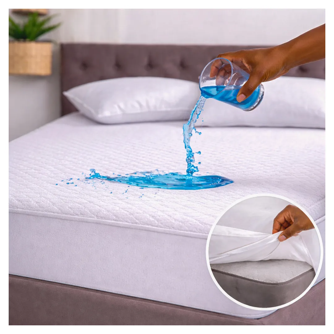 Protège-Matelas Imperméable 1 Place Premium – Protection Totale Anti-Liquide & Anti-Taches