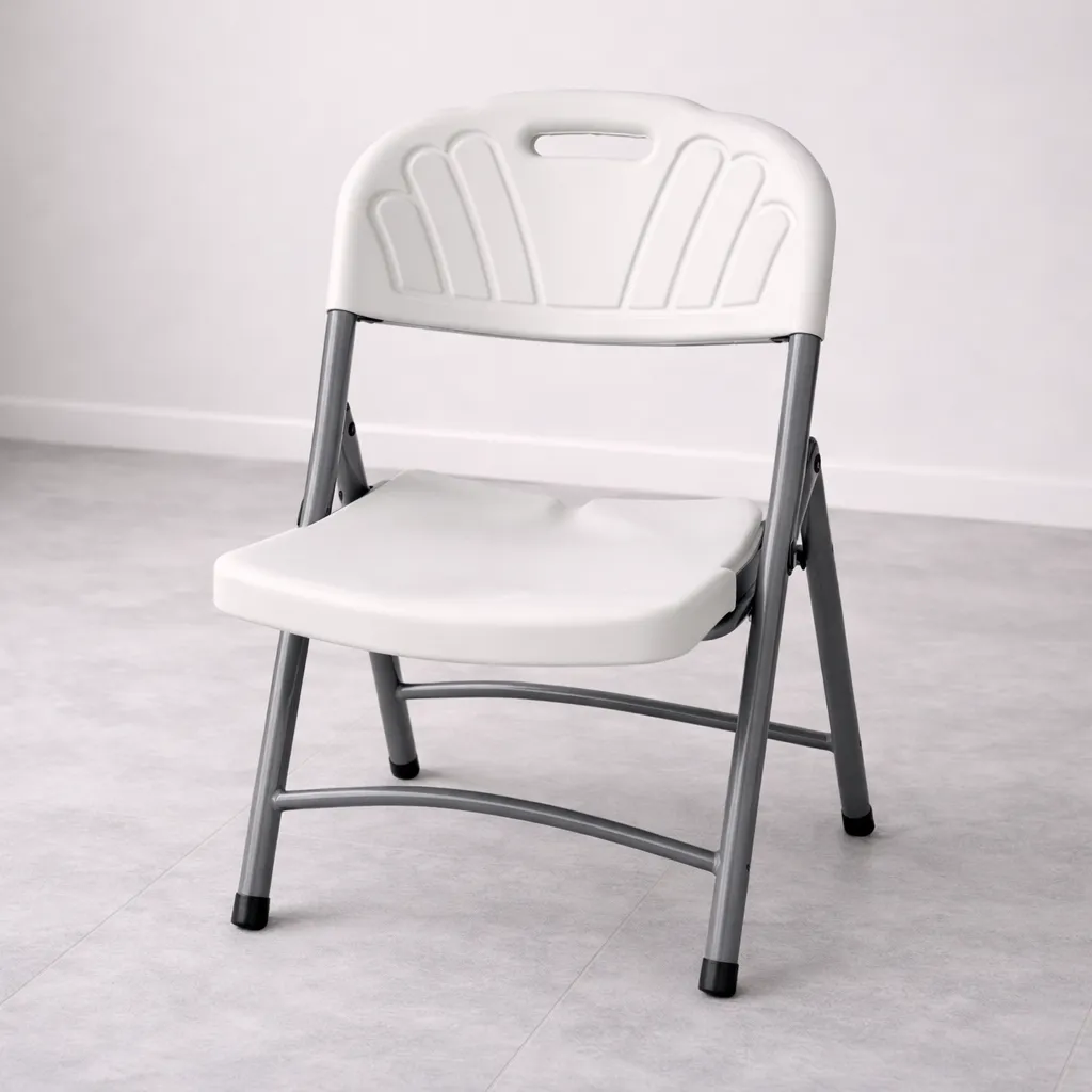 Chaise Pliante  – Chaise Pliable Robuste Blanche