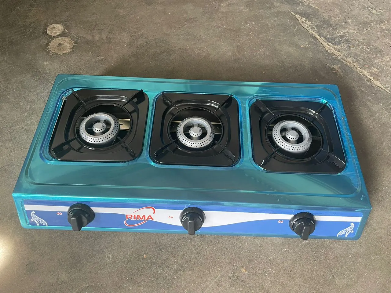 Cuisinière 3 feux inox