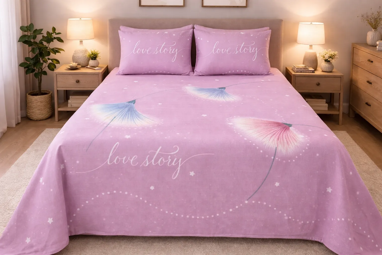 Kit Confort 2 Place - 1 Draps +2 Taies