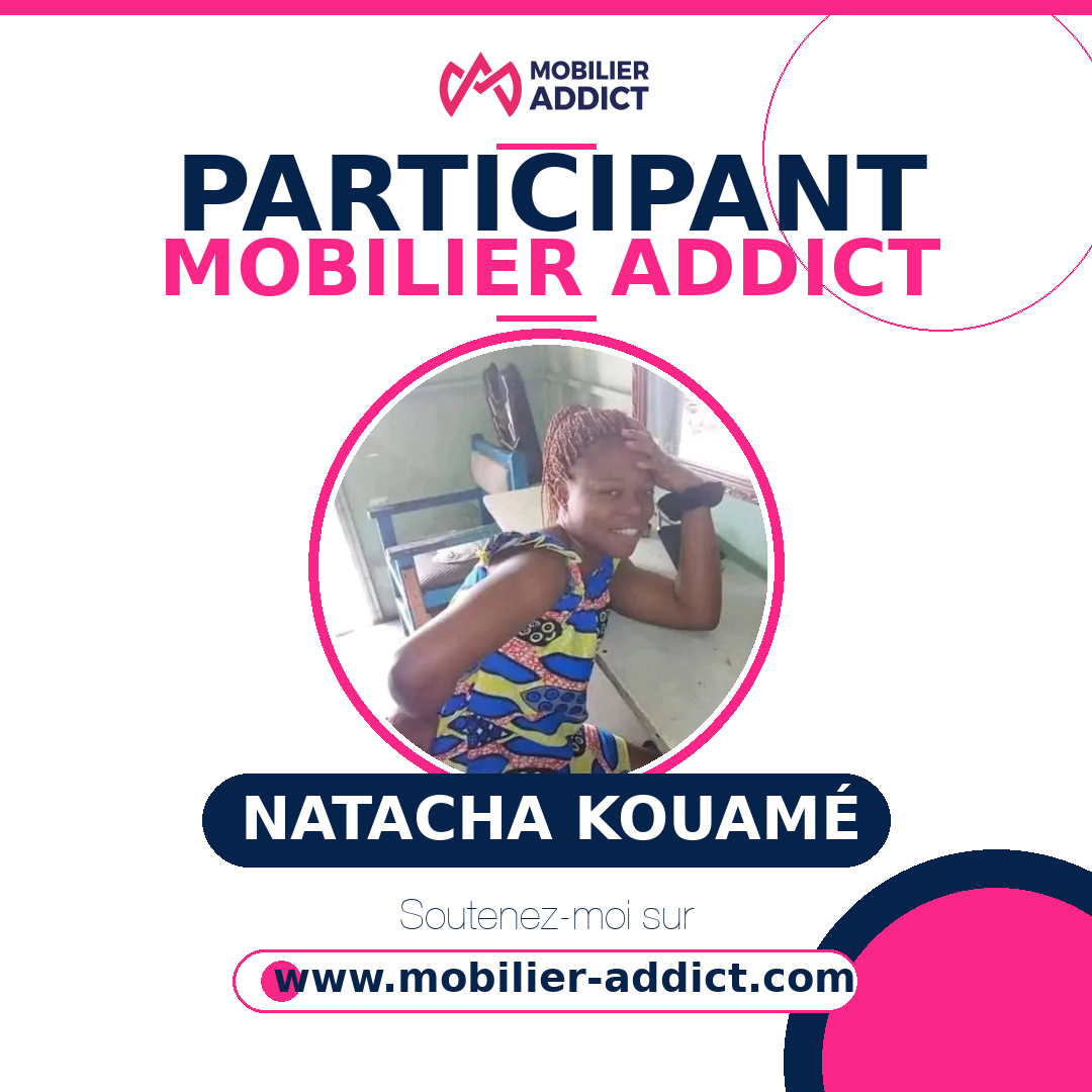 Badge de Natacha Kouamé